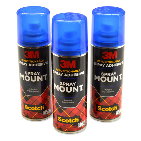 3M Spraymount 200ml Case of 12 Cans