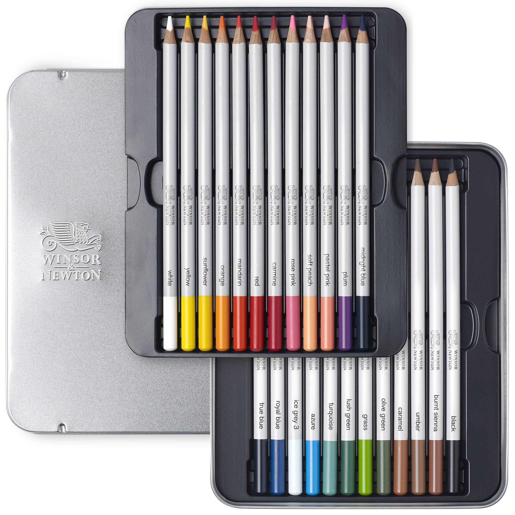 Winsor & Newton Soft Core Coloured Pencil Set 24 – Graphicsdirect.co.uk