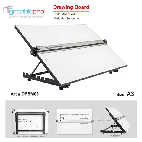 A3 GraphicPro Drawing Board Bundle