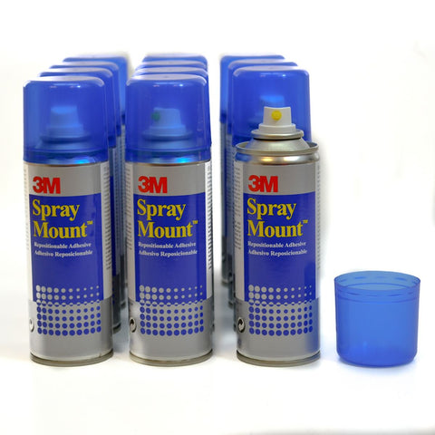 1 x Q-Connect 400ml Spray Mount - Repositionable - Spray Glue