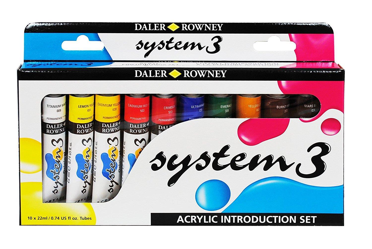 DALER-ROWNEY System 3 Acrylic Paint Sets Intro Set - 20445536
